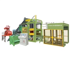 Fully Automatic Qt8-15 Concrete Hollow Cement Laying Brick Block Making Machine