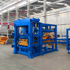 QT6-15 fully automatic block making machine side view - no-firing brick forming