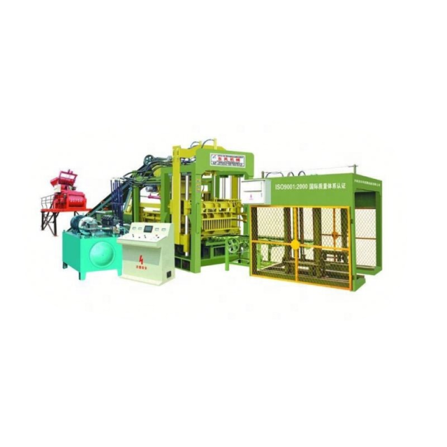 QT6-15 automatic fly ash block machine front view - eco-friendly brick manufacturing equipment