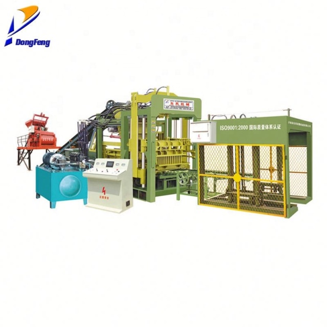 QT8-15 Brick Making Machine - Hydraulic System, Vibration Device, High-Quality Molds, Durable Structure