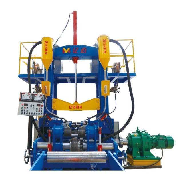 Operational panel and power-driven input conveyor rollers of H beam all-in-one machine
