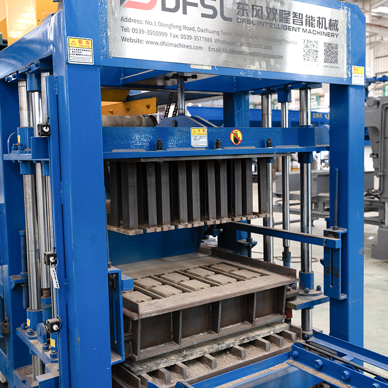 QT4-18 Concrete Block Manufacturing - High-strength 15MPa hollow blocks, paving stones, and grass pavers made from industrial waste materials. Eco-friendly construction solution for sustainable building projects.