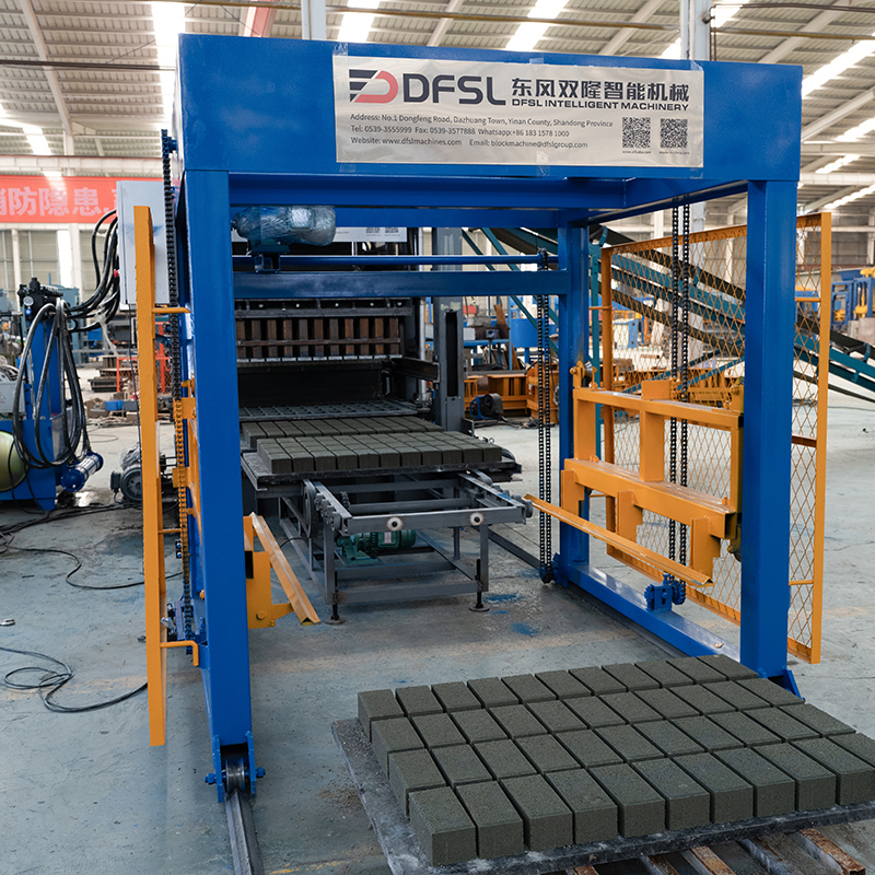Durable blocks made by QT12-15 waste-to-block machine - suitable for road construction and residential walls