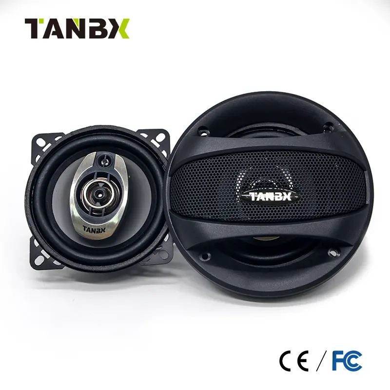 4 inch car audio coaxial speaker 3 Way high power active auto speaker (TB-1042)