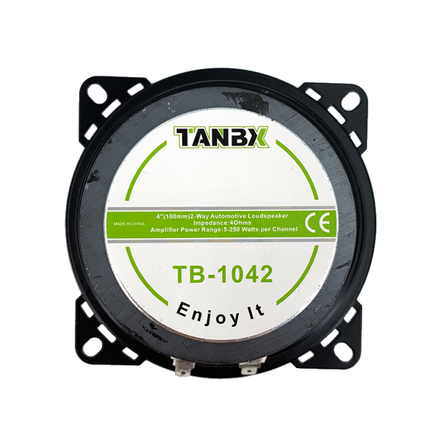 4 inch car audio coaxial speaker 3 Way high power active auto speaker (TB-1042)
