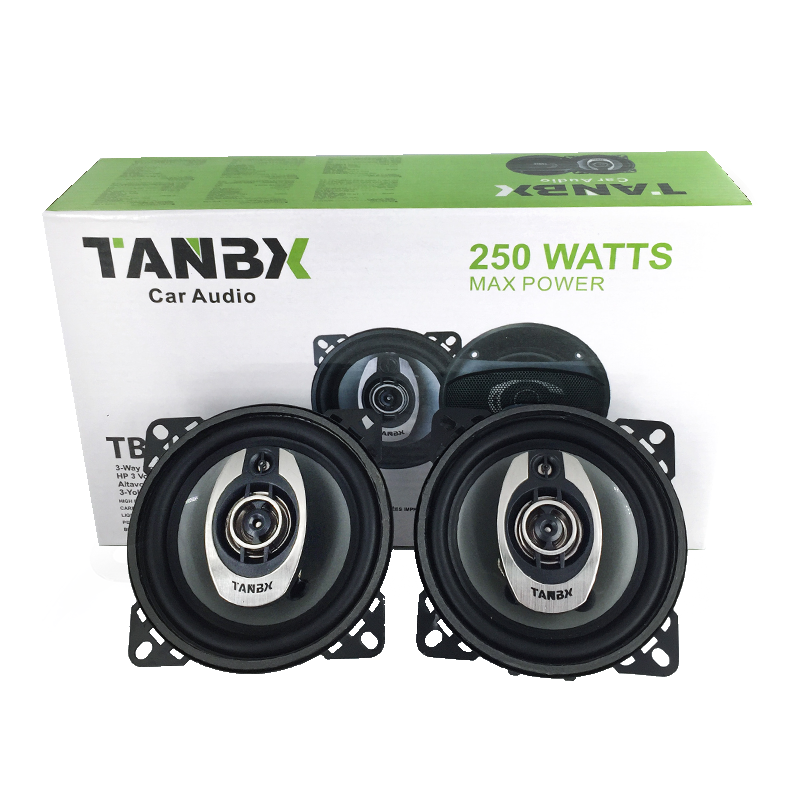 4 inch car audio coaxial speaker 3 Way high power active auto speaker (TB-1042)