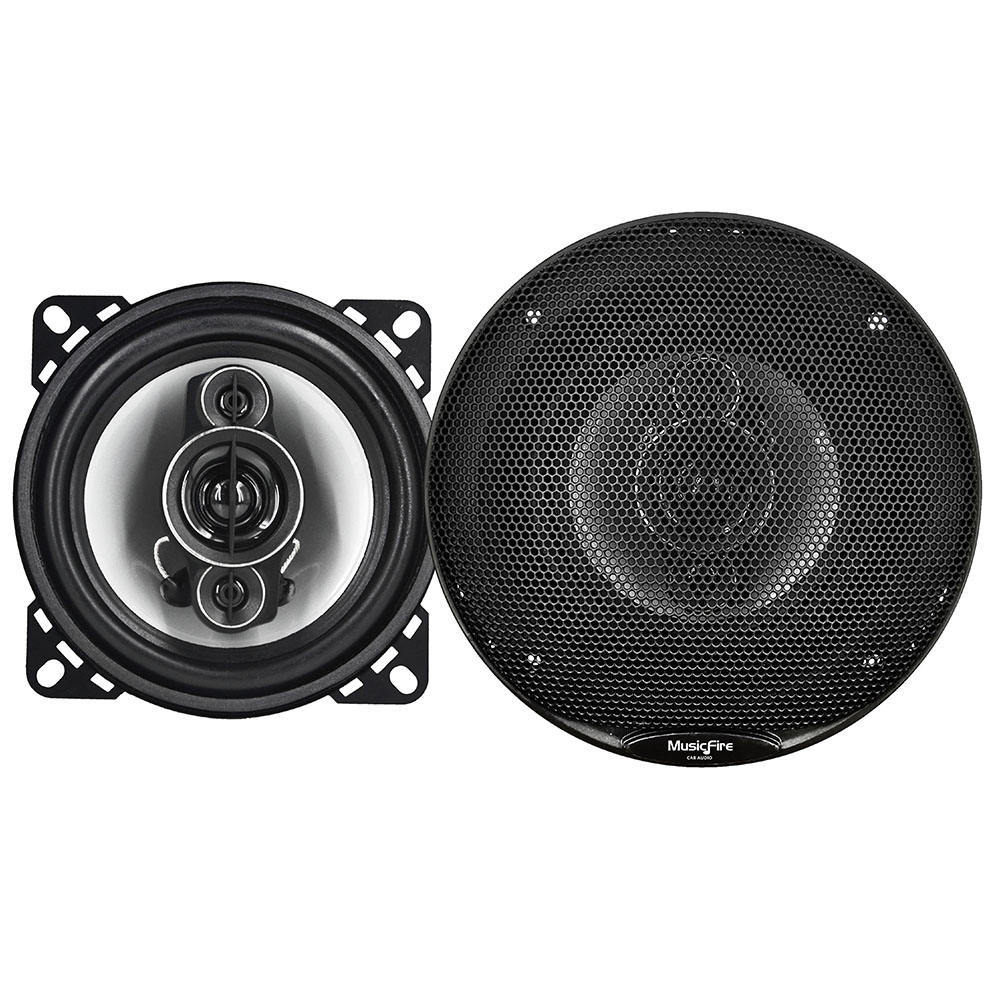 factory wholesale cheap price 4 inch 250W iron basket car coaxial speaker (MF-1043)