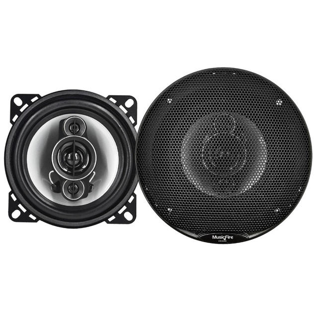 factory wholesale cheap price 4 inch 250W iron basket car coaxial speaker (MF-1043)