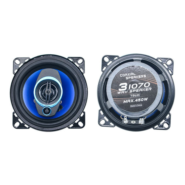 factory wholesale 4 inch 450W iron basket car coaxial speaker (1070)