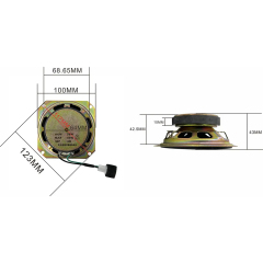 factory cheap price 4 inch car audio coaxial speaker 3 Way high power active auto speaker(SP-404)