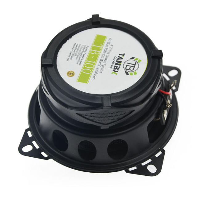factory large supply high quality car door speakers series professional car audio 4 inch car coaxial speaker(TB-100 )