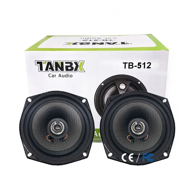 high quality 5 inch car audio coaxial speaker 3 Way high power active auto speaker(TB-512B)