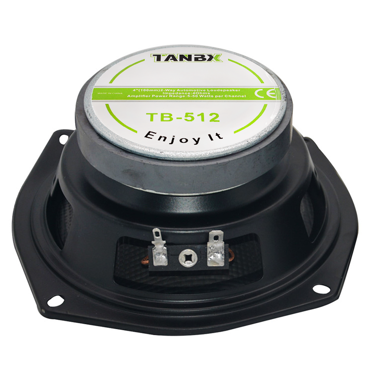high quality 5 inch car audio coaxial speaker 3 Way high power active auto speaker(TB-512B)