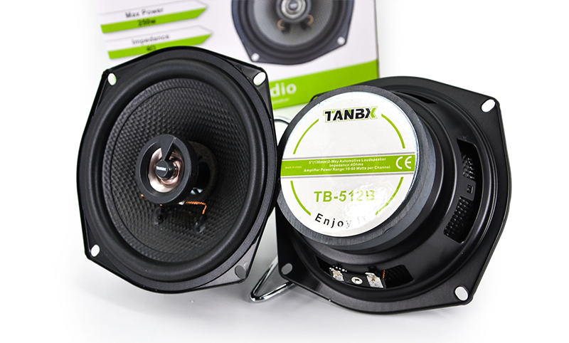 high quality 5 inch car audio coaxial speaker 3 Way high power active auto speaker(TB-512B)