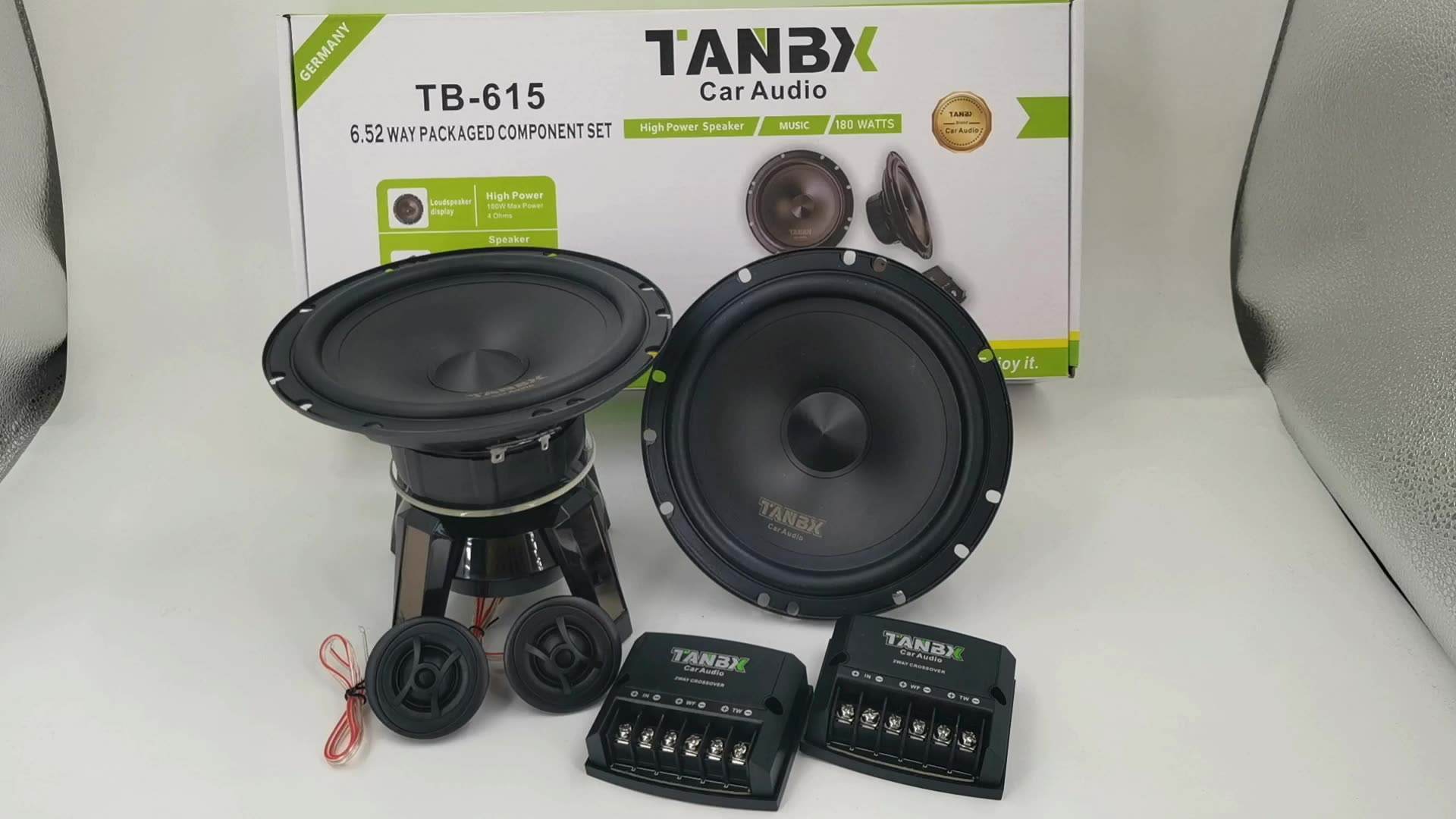 Wholesale 6.5 inch 2-way car component speaker professional powered active car speakers