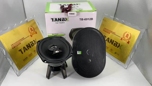 High quality 6*9 inch car audio coaxial speaker 4 Way high power active auto speaker (TB-6912B)