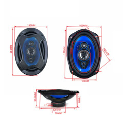 new colore cheap price 6*9 inch car audio coaxial speaker 3 Way high power active auto speaker(TP-6971)