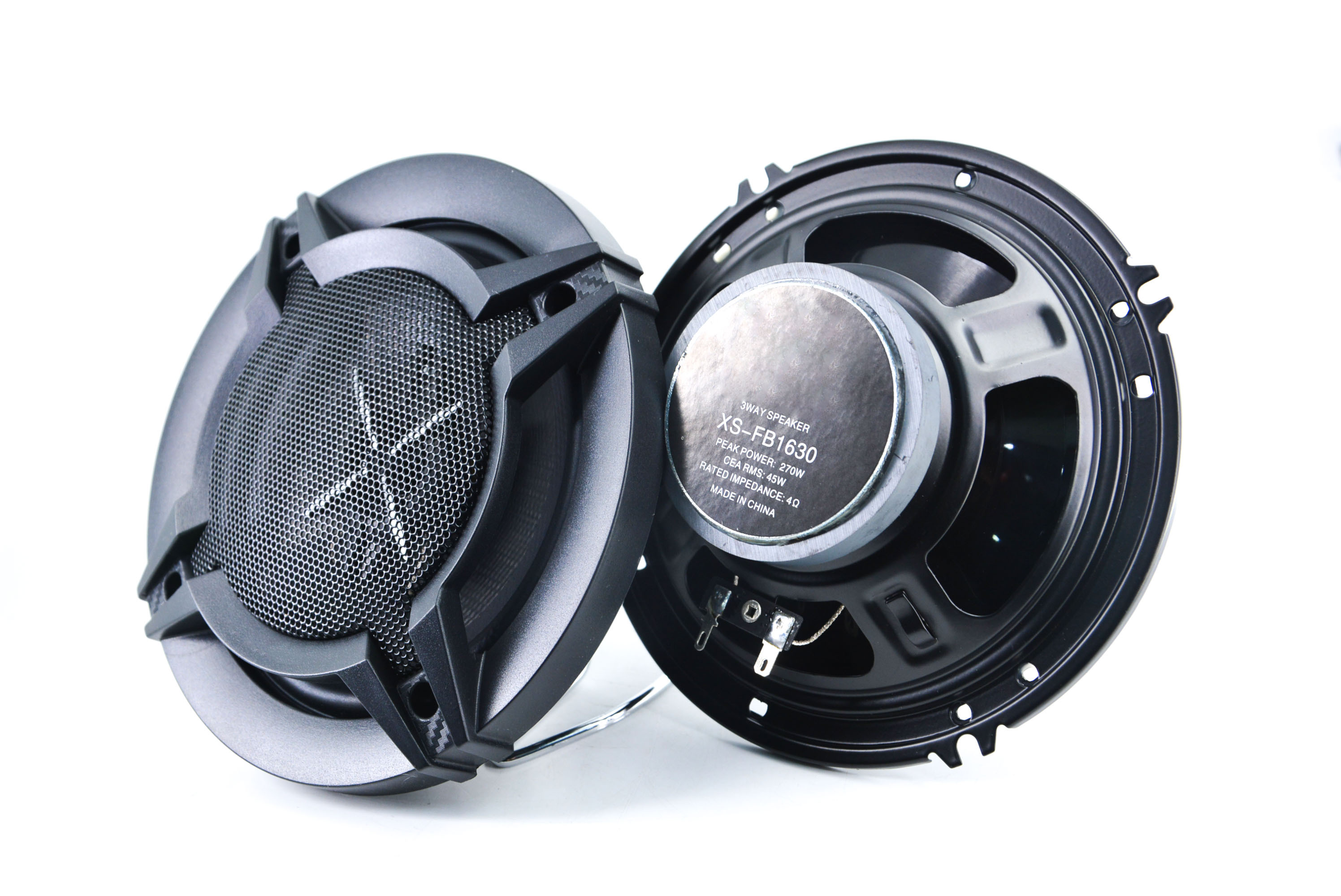 6/6.5 inch car audio coaxial speaker 3 Way high power active auto speaker