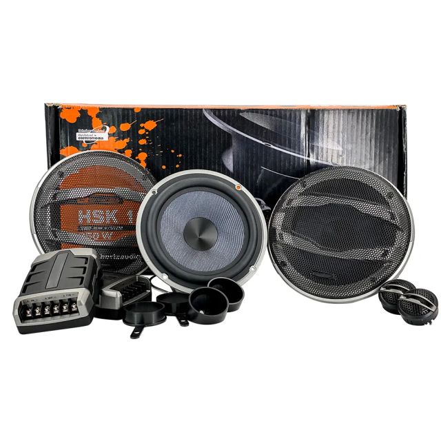 250W new design 6Inch 2-way Car Component Speaker Full Range Midrange Speakers with Tweeters(HSK-165)