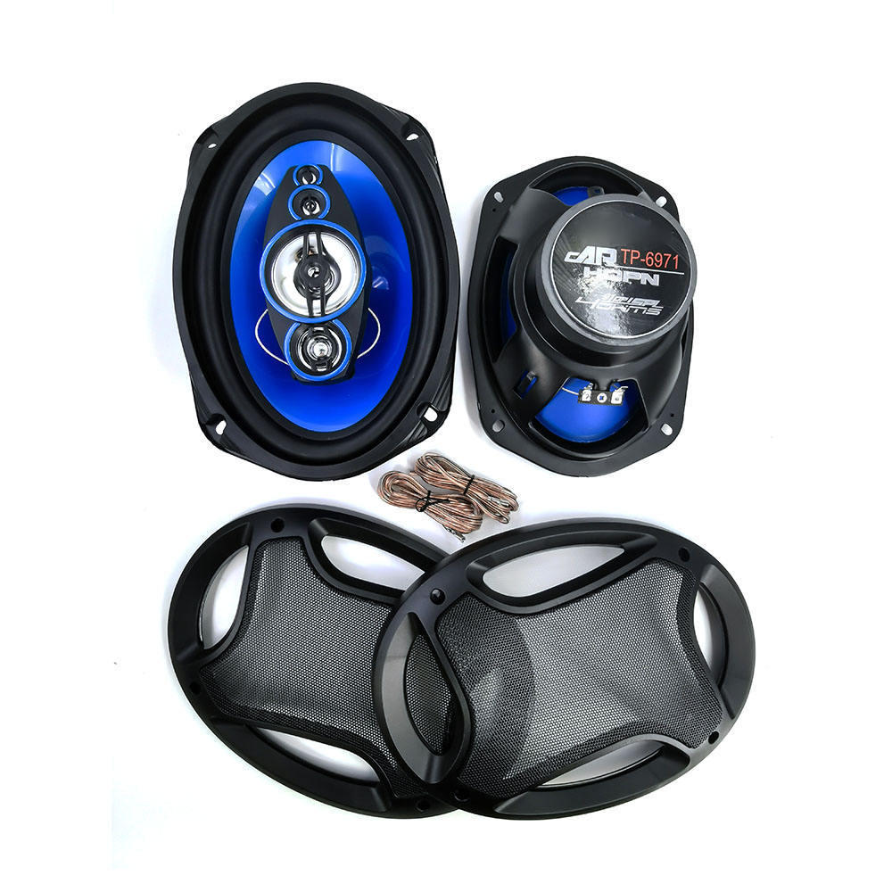 new colore cheap price 6*9 inch car audio coaxial speaker 3 Way high power active auto speaker(TP-6971)