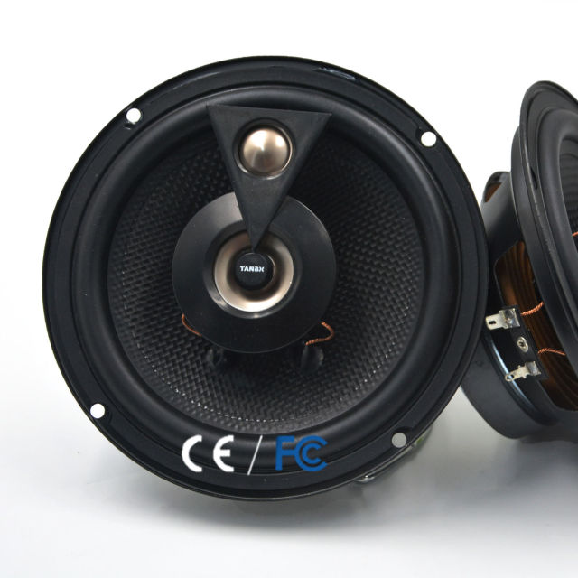 high quality 6/6.5 inch car audio coaxial speaker 3 Way high power active auto speaker (TB-612B)