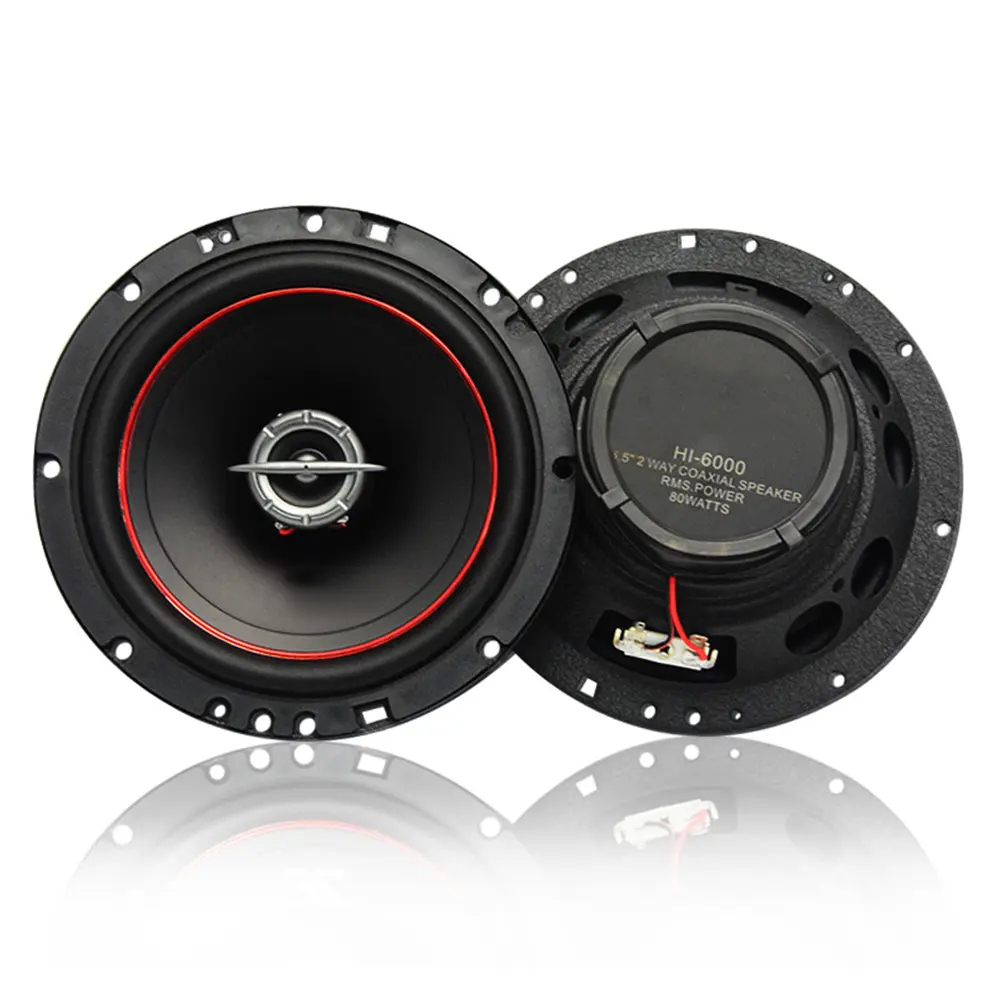 wholesale high quality 6/6.5 inch car audio coaxial speaker high power active auto speaker