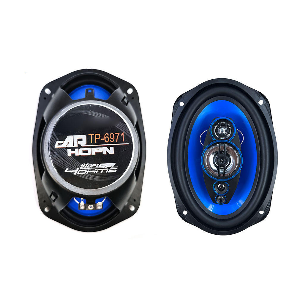 new colore cheap price 6*9 inch car audio coaxial speaker 3 Way high power active auto speaker(TP-6971)