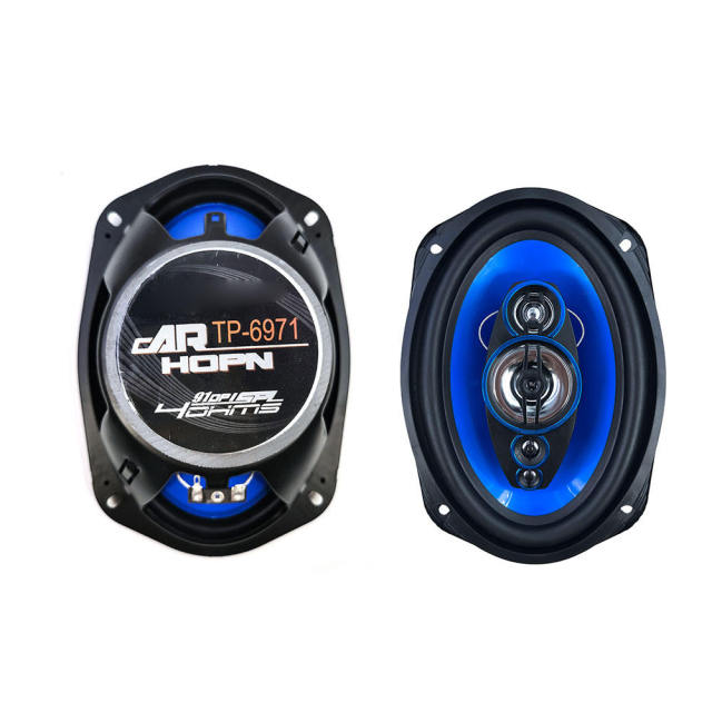 new colore cheap price 6*9 inch car audio coaxial speaker 3 Way high power active auto speaker(TP-6971)