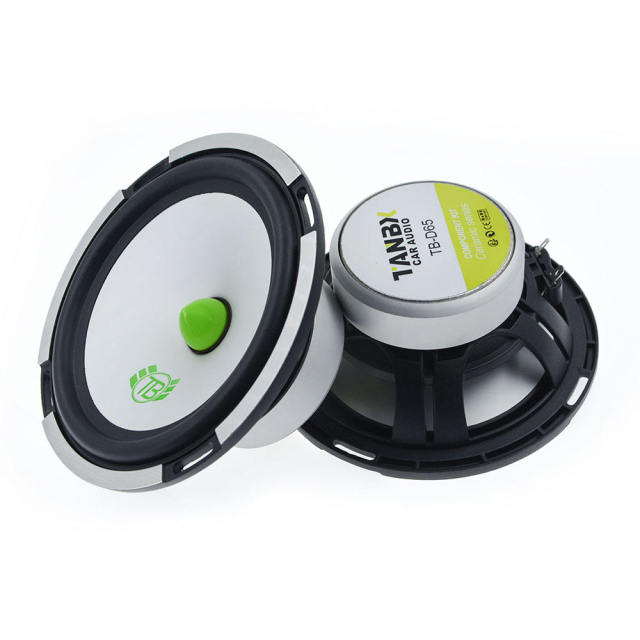 factory wholesale new design 6.5 Inch 2-way Car Component Speaker Full Range Car Audio Midrange Speakers with Tweeters