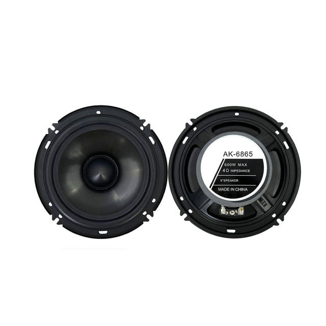 factory new design 6Inch 2-way Car Component Speaker Full Range Midrange Speakers with Tweeters(AK-6865)