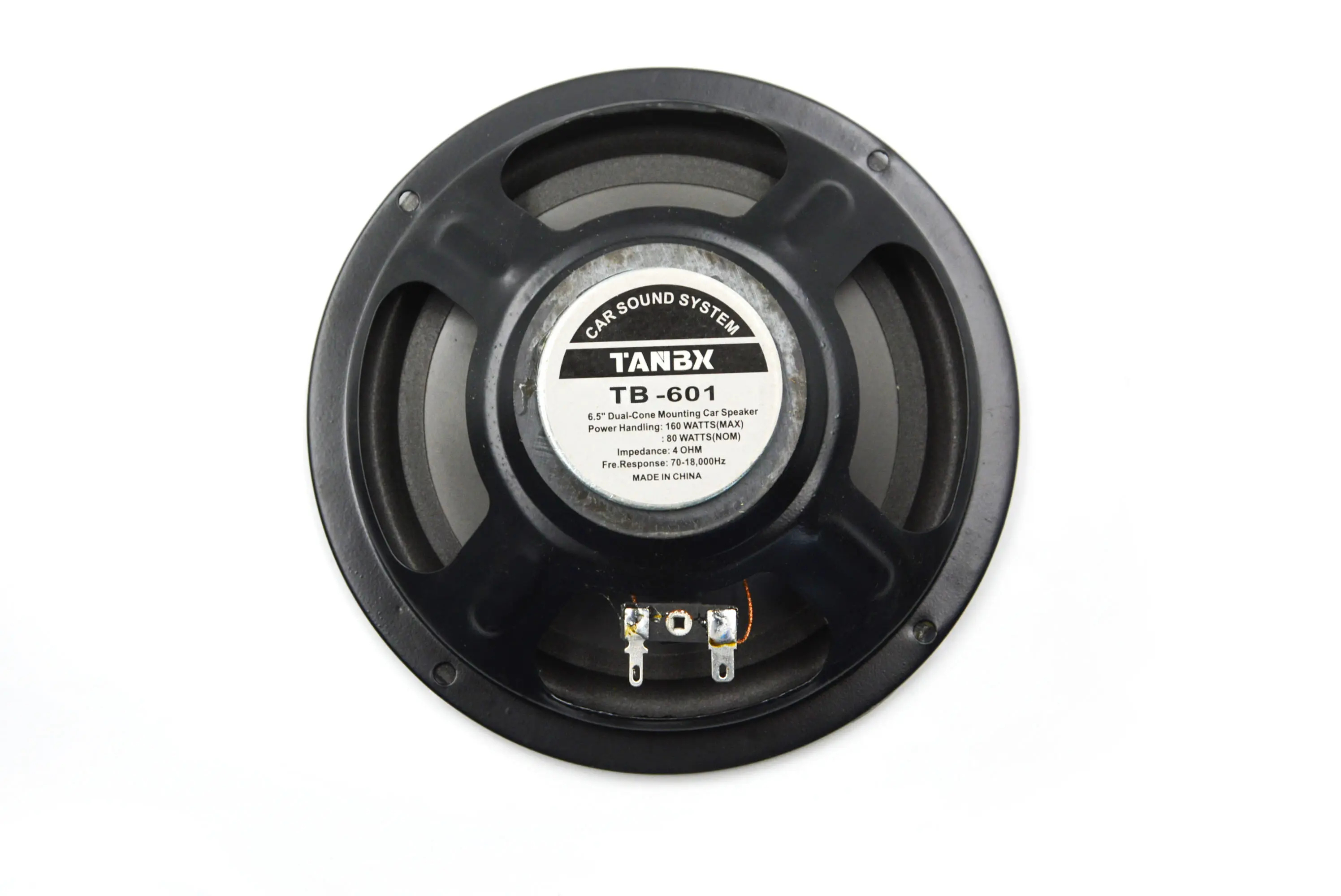 factory supply car audio speakers 6.5 inch car coaxial speakers cheap price(TB-601)