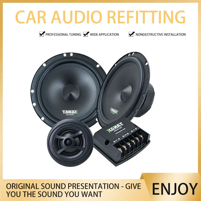 Wholesale 6.5 inch 2-way car component speaker professional powered active car speakers