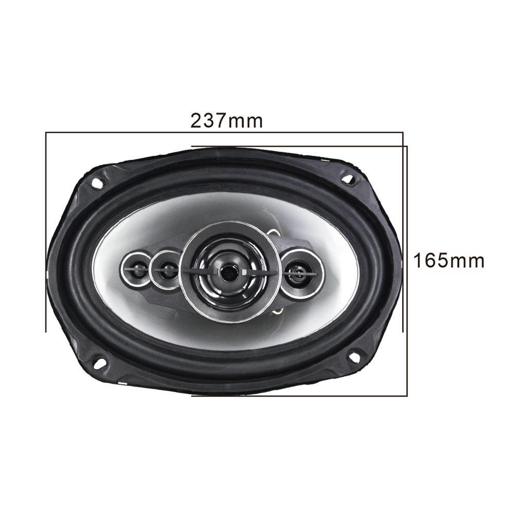 factory large supply cheap price 6*9 inch car audio coaxial speaker 4 Way high power active auto speaker(MF-6943 )