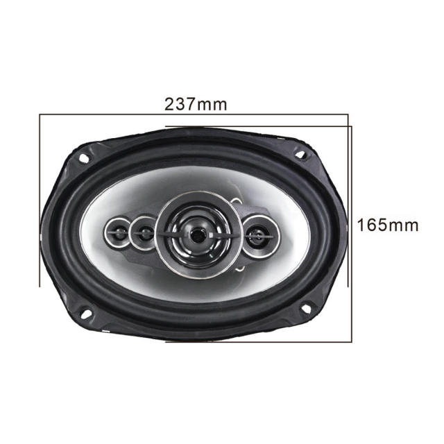 factory large supply cheap price 6*9 inch car audio coaxial speaker 4 Way high power active auto speaker(MF-6943 )