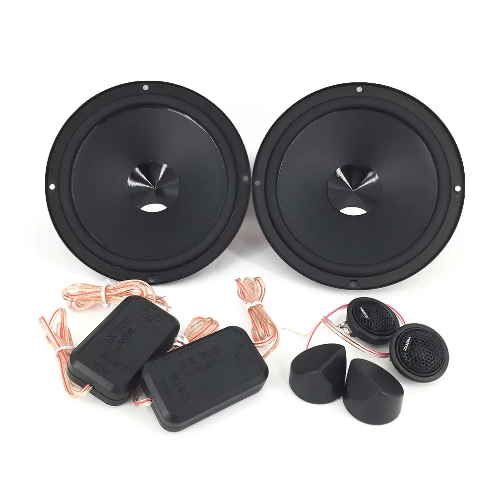 wholesale 6.5 inch 2-way car component speaker professional powered active car full range speakers with tweeter