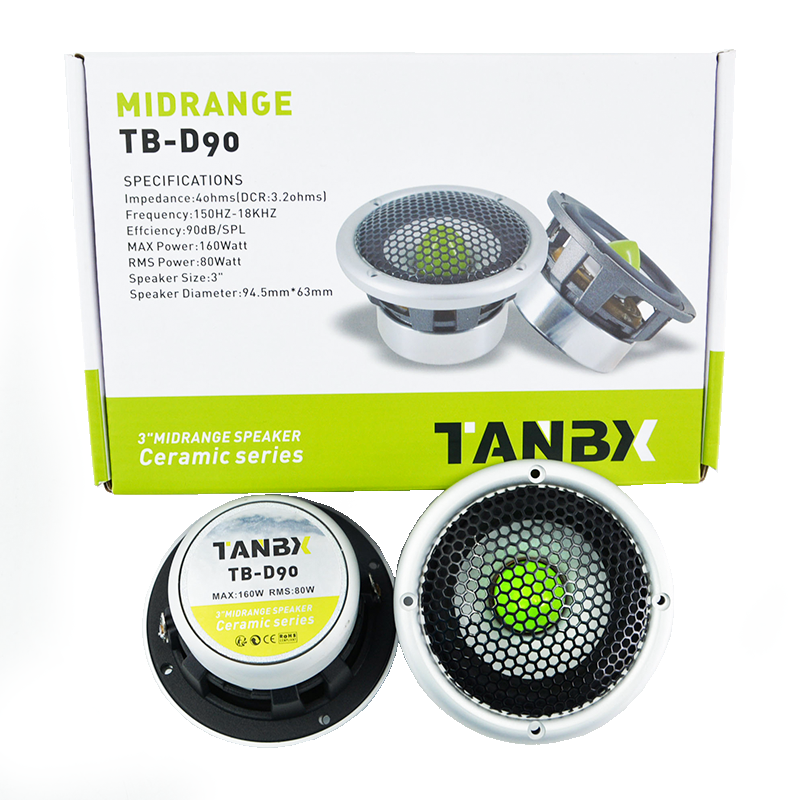 2021 new fashion professional car midrange speakers(TB-D90)