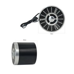 New Popular Luminous Professional Mid range Speaker Hot Selling Mid bass Car Speaker OEM(silver-2.5)