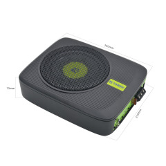New design 6.5 inch car under seat ultra-thin subwoofer with amp SPL ative power auto slim subwoofer