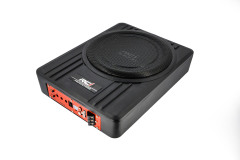 factory supply 8 inch high power car active slim subwoofer ultra-thin pure bass under seat subwoofer