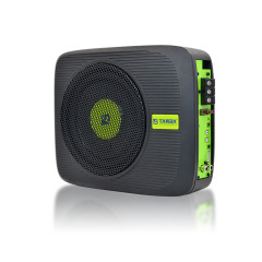 New design 6.5 inch car under seat ultra-thin subwoofer with amp SPL ative power auto slim subwoofer