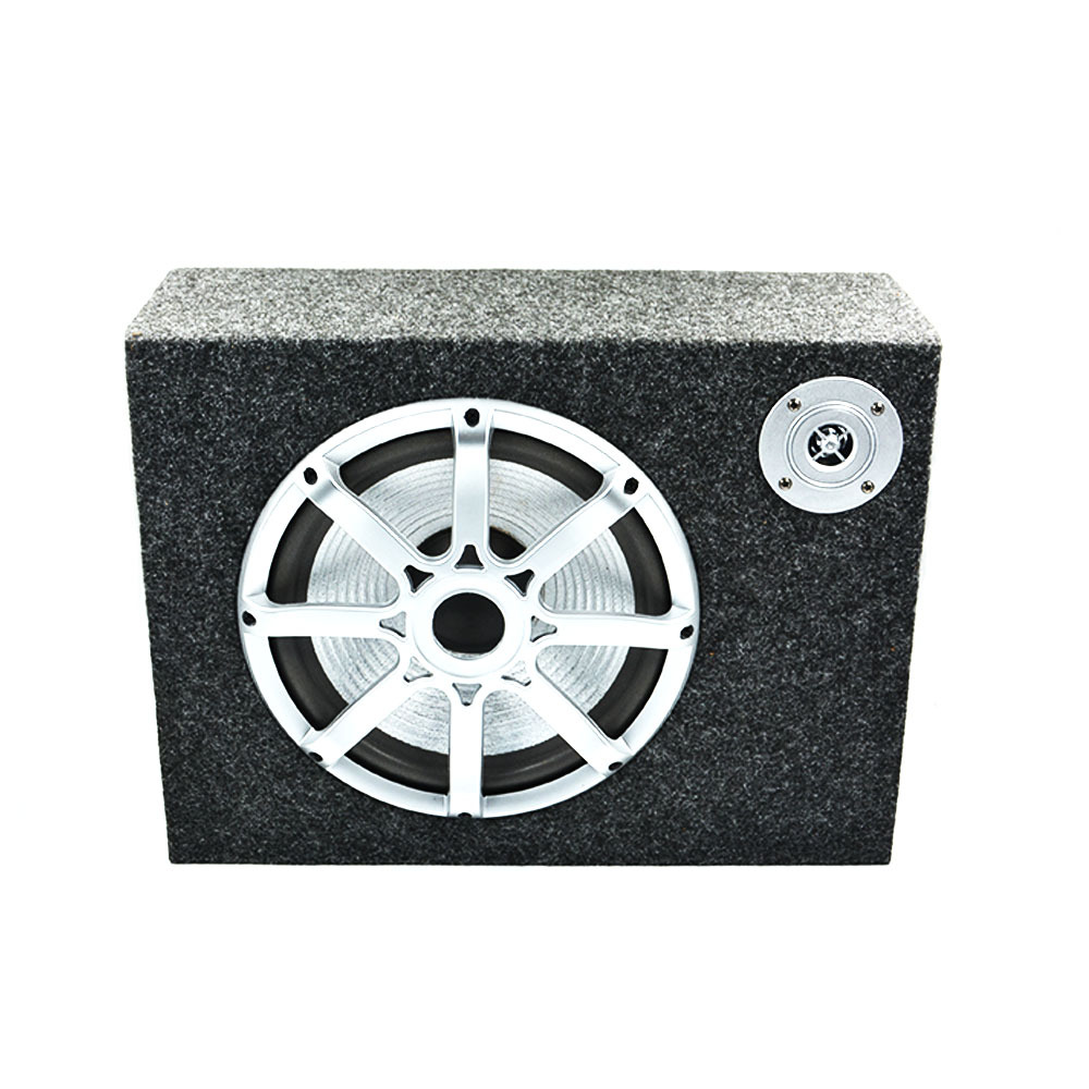 factory supply OEM 10 inch 12V car audio subwoofer square slim subwoofer