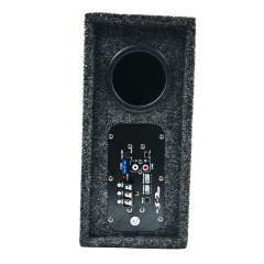 factory supply OEM 10 inch 12V car audio subwoofer square slim subwoofer