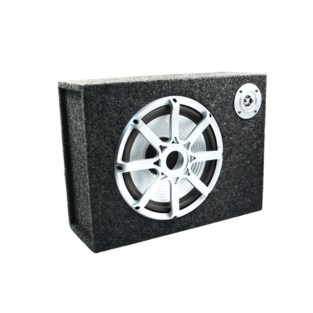 factory supply OEM 10 inch 12V car audio subwoofer square slim subwoofer