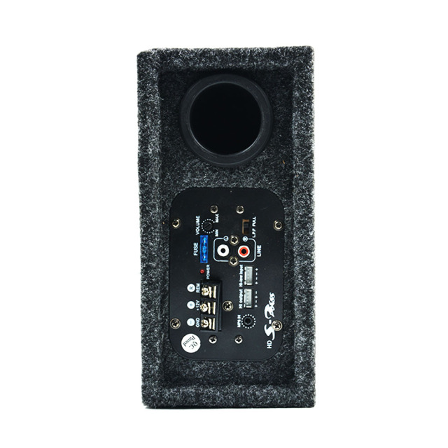 Factory direct supply 6 inch active slim car audio subwoofer portable square subwoofer cheap price