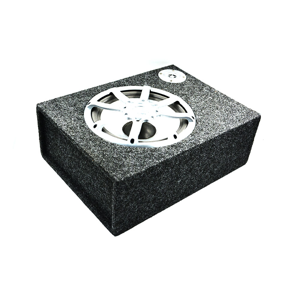 factory supply OEM 10 inch 12V car audio subwoofer square slim subwoofer