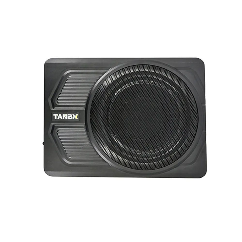 Factory supply 10 inch car active slim subwoofer ultra-thin pure bass car under seat subwoofer