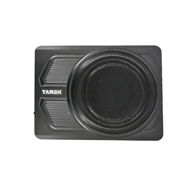 Factory supply 10 inch car active slim subwoofer ultra-thin pure bass car under seat subwoofer