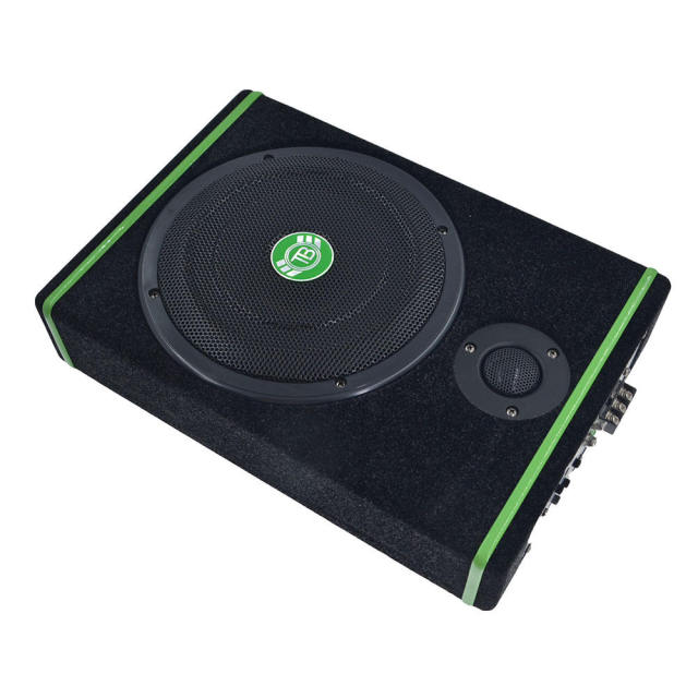factory supply cheap price 8 inch 12V car audio subwoofer square slim subwoofer with small tweeter