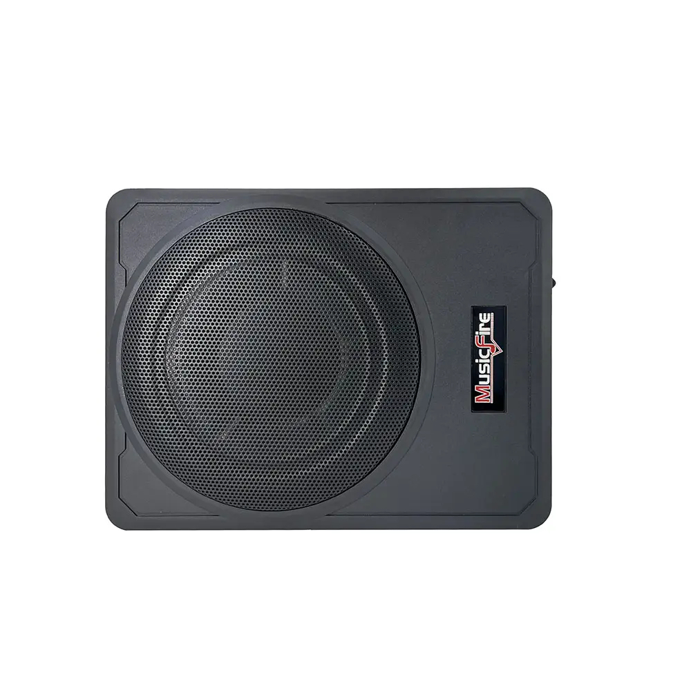 Factory supply 8 inch car active slim subwoofer ultra-thin pure bass under seat subwoofer under the seat