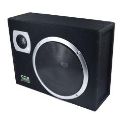 Factory Competitive price car audio slim active subwoofer with amplifier 10 inch car bass subwoofer with tweeter